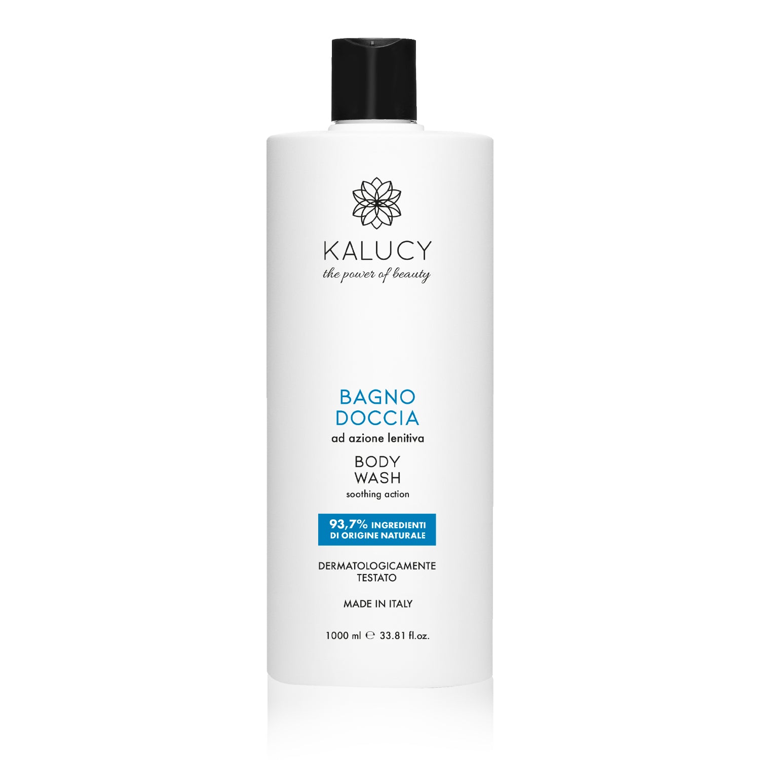 Kalucy Bagno Doccia azione lenitiva 93,7% origine naturale 1000 ml