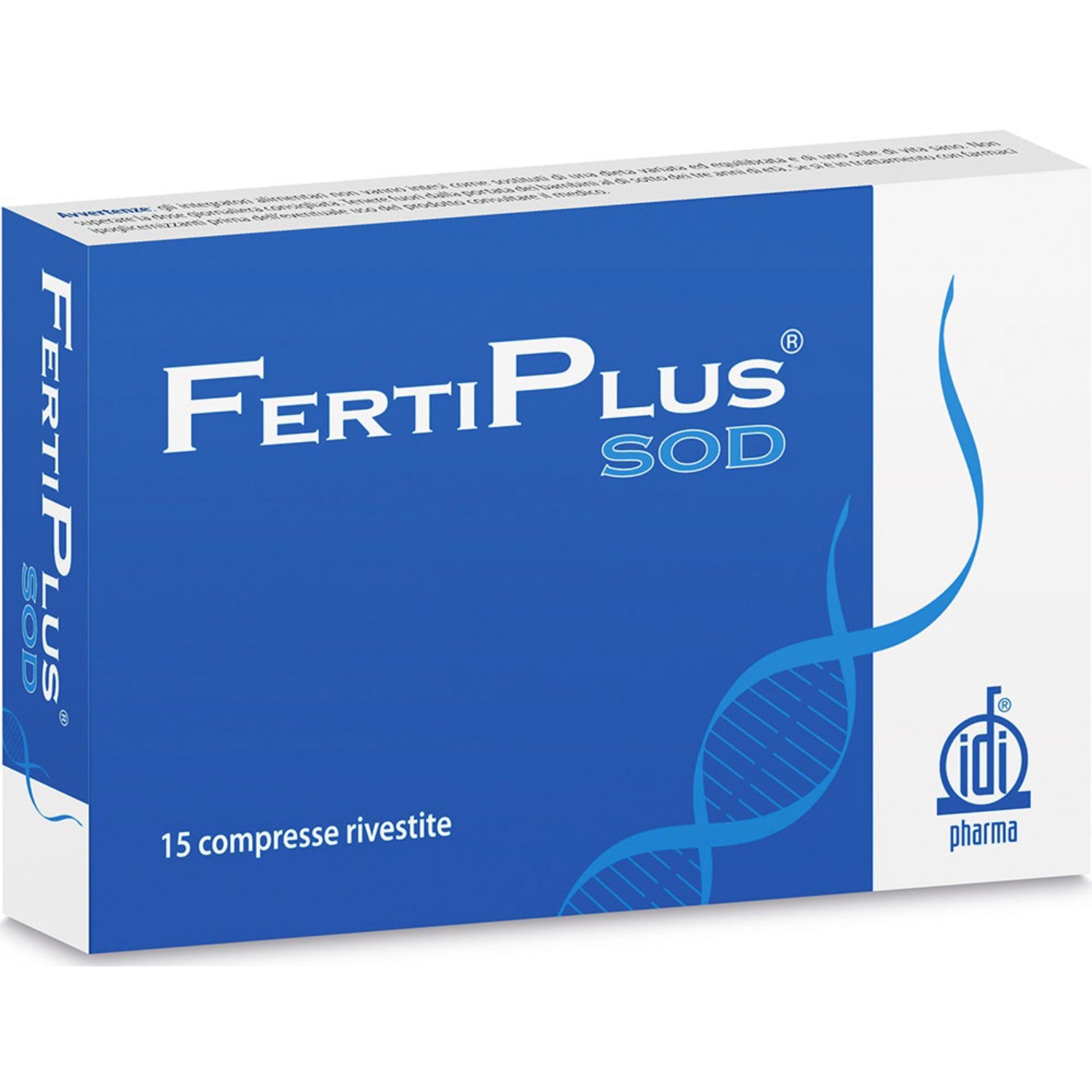 Fertiplus SOD | Integratore Fertilità Zinco Glutatione Vitamine | 15 Compresse
