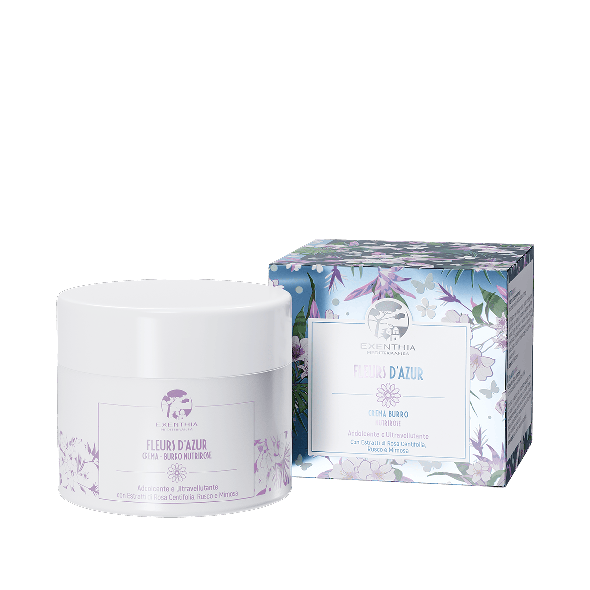 Exenthia Fleurs D'Azur Crema Burro | Nutriente Corpo | 200 ml  