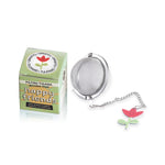 Himalaya Filtro Tisana Happy Friends Tulipano | Infusore Acciaio Inox con Ciondolo Portachiavi  