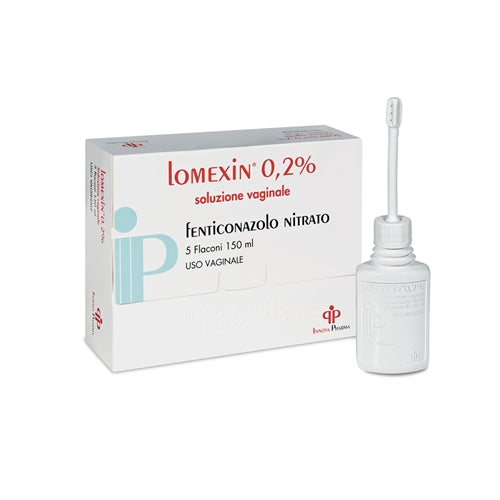 Lomexin | Soluzione Vaginale Fenticonazolo 0,2% | 5 Flaconi 150 ml  