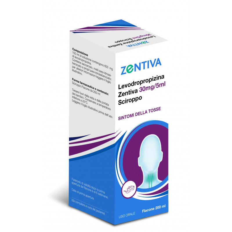 Levodropropizina Sciroppo 200ml - Zentiva