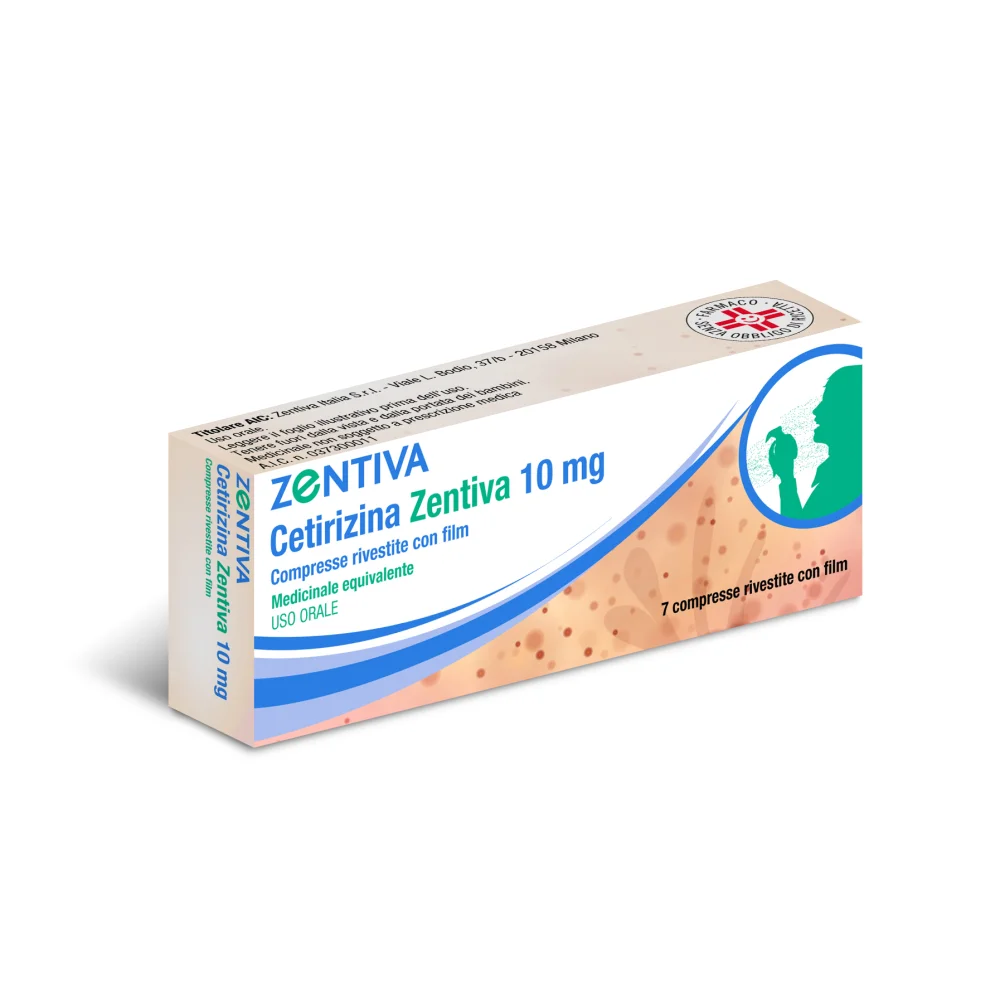 Cetirizina 10 Mg Zentiva | 7 Compresse Rivestite