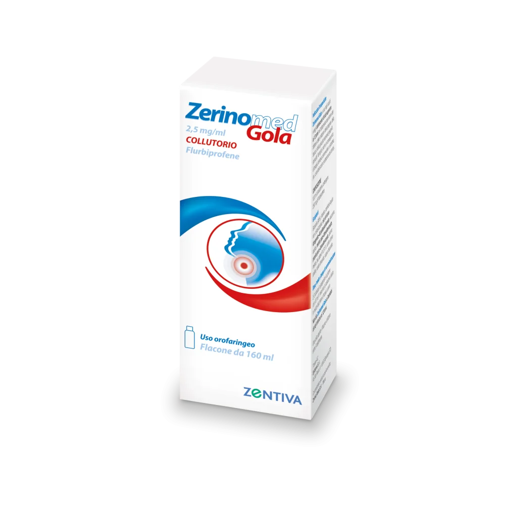 Zerinomed Gola 0,25% Collutorio Flacone 160ml