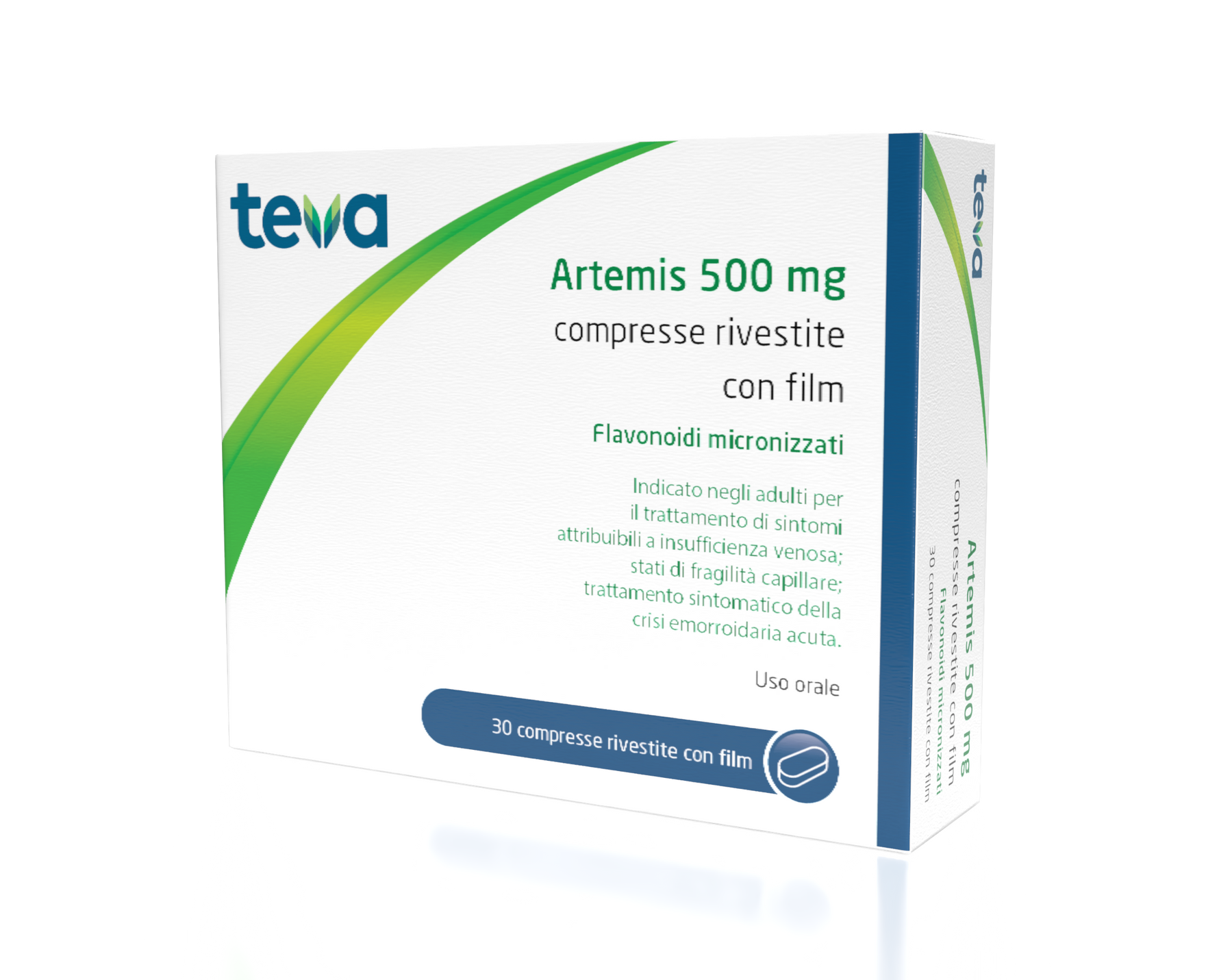 ARTEMIS*30CPR RIV 500MG
