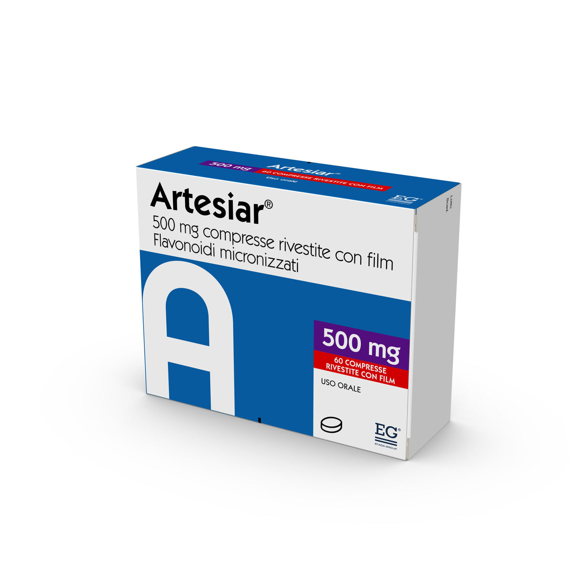 ARTESIAR*60CPR RIV 500MG  
