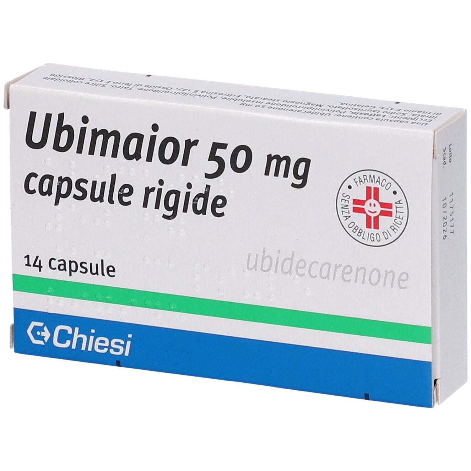 Ubimaior 50 mg | Farmaco per Deficit Coenzima Q10 | 14 Capsule