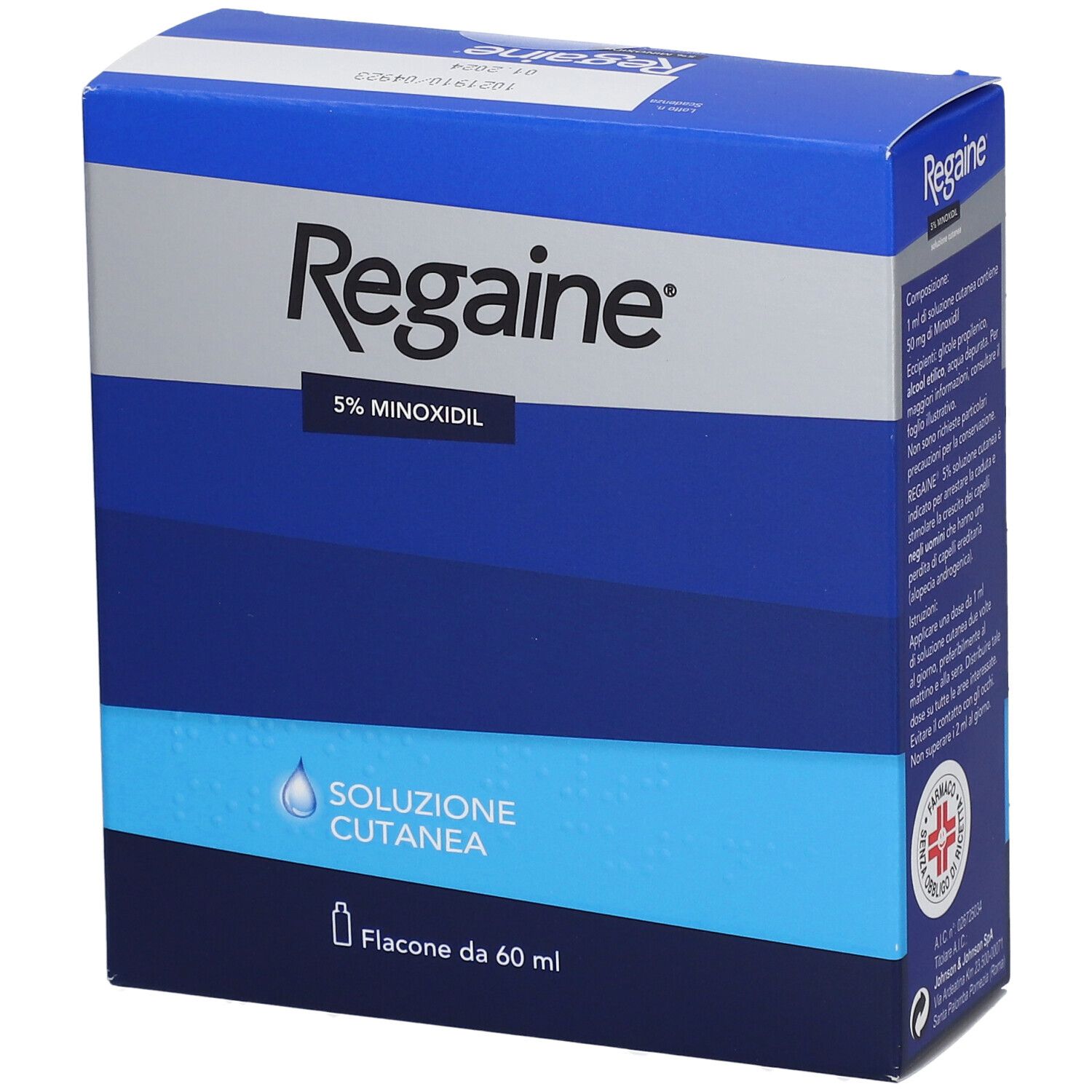 Regaine 50 mg/ml | Soluzione Minoxidil 5% Uomo | 60 ml
