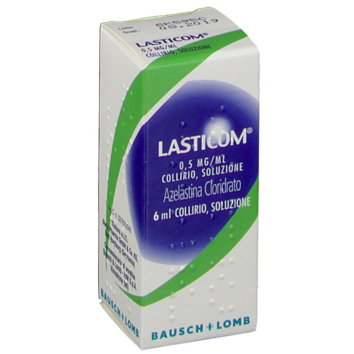 Lasticom 0,5 mg/ml | Collirio Antistaminico | Flacone 6 ml