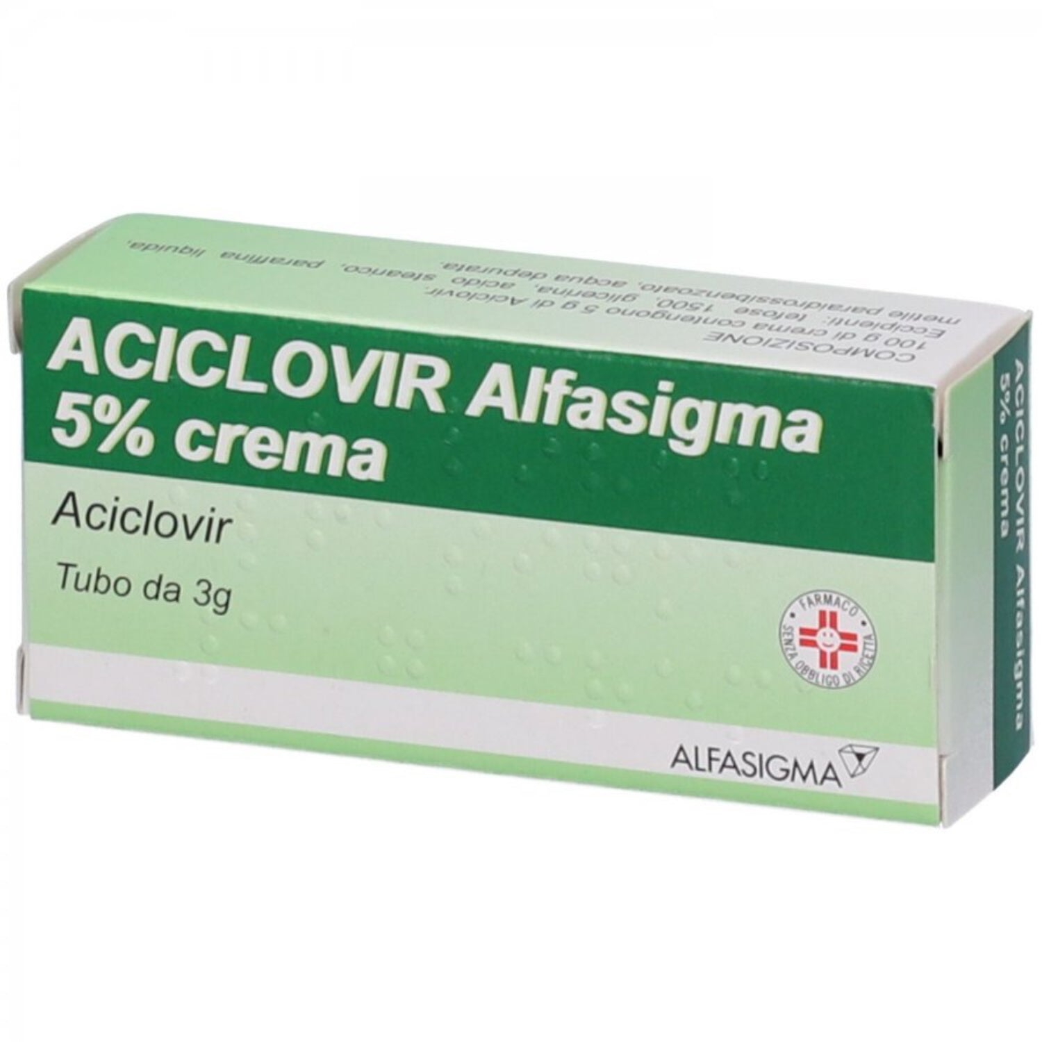 Aciclovir Sofar 5% Crema | Herpes Simplex Antivirale | 3 g
