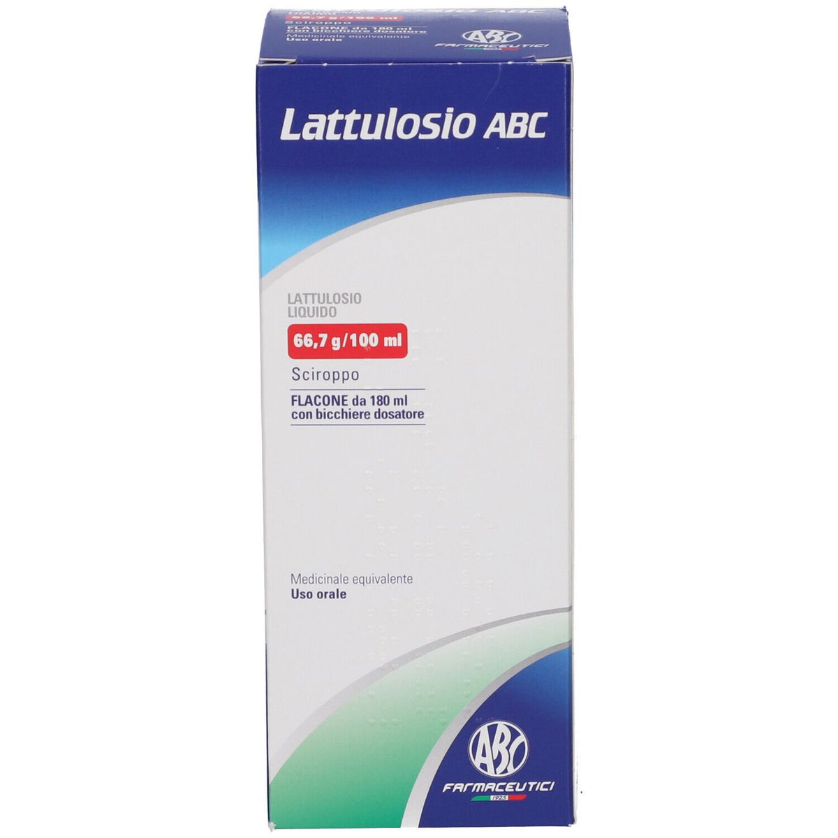 LATTULOSIO ABC*SCIR 180ML66,7%  
