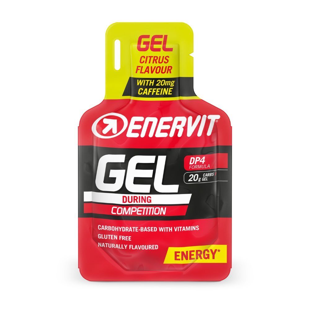 Enervit Gel Competition During Agrumi | Gel Energetico DP4 Caffeina | 25 ml
