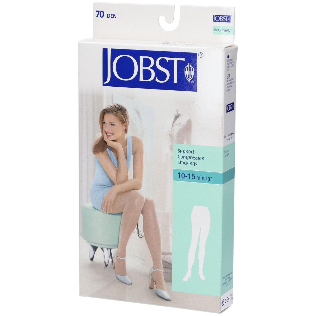 Jobst Ultrasheer Collant 10-15 mmHg | Nero | Tg 3
