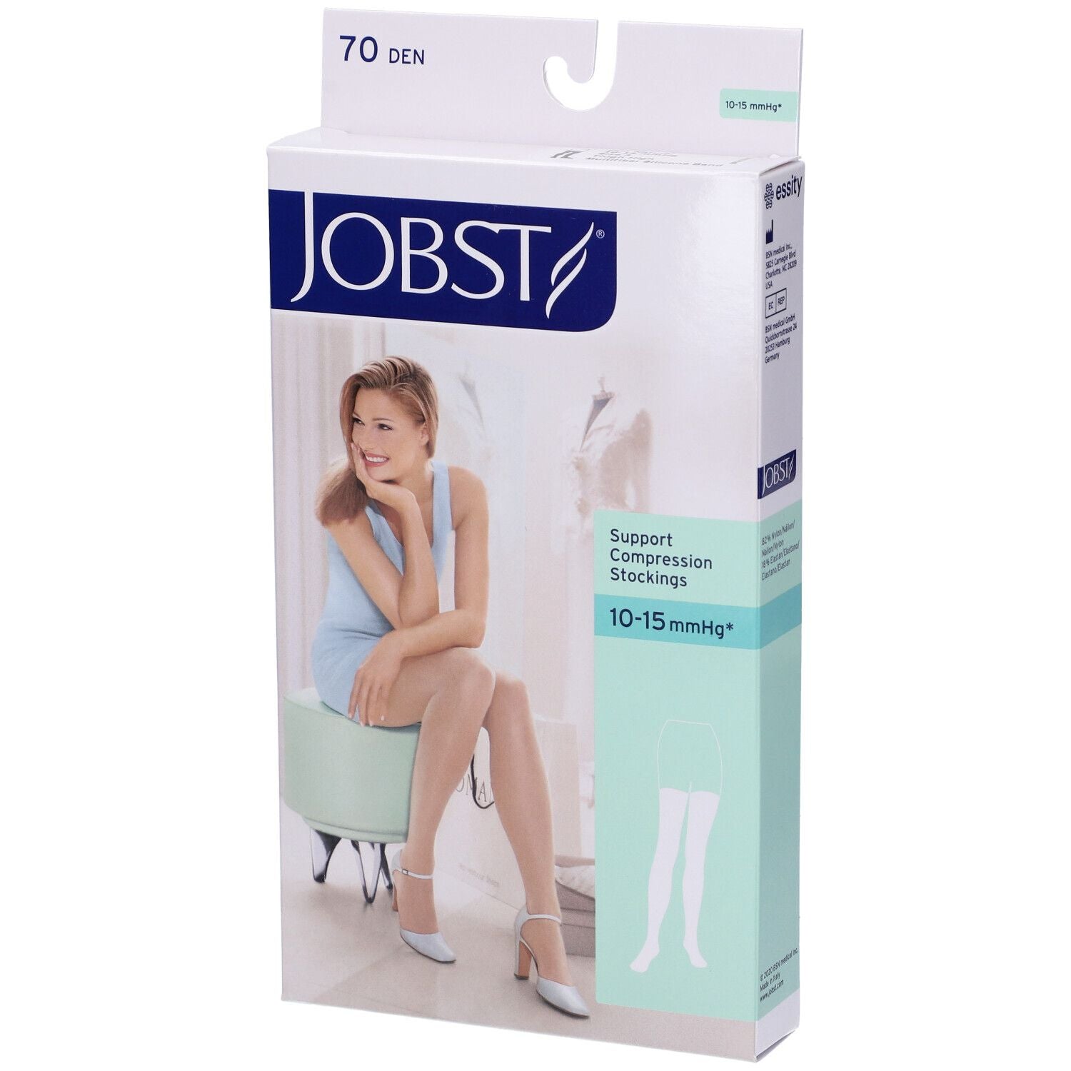 Jobst Ultrasheer Calze Autoreggenti | Compressione Graduata | Tg 3
