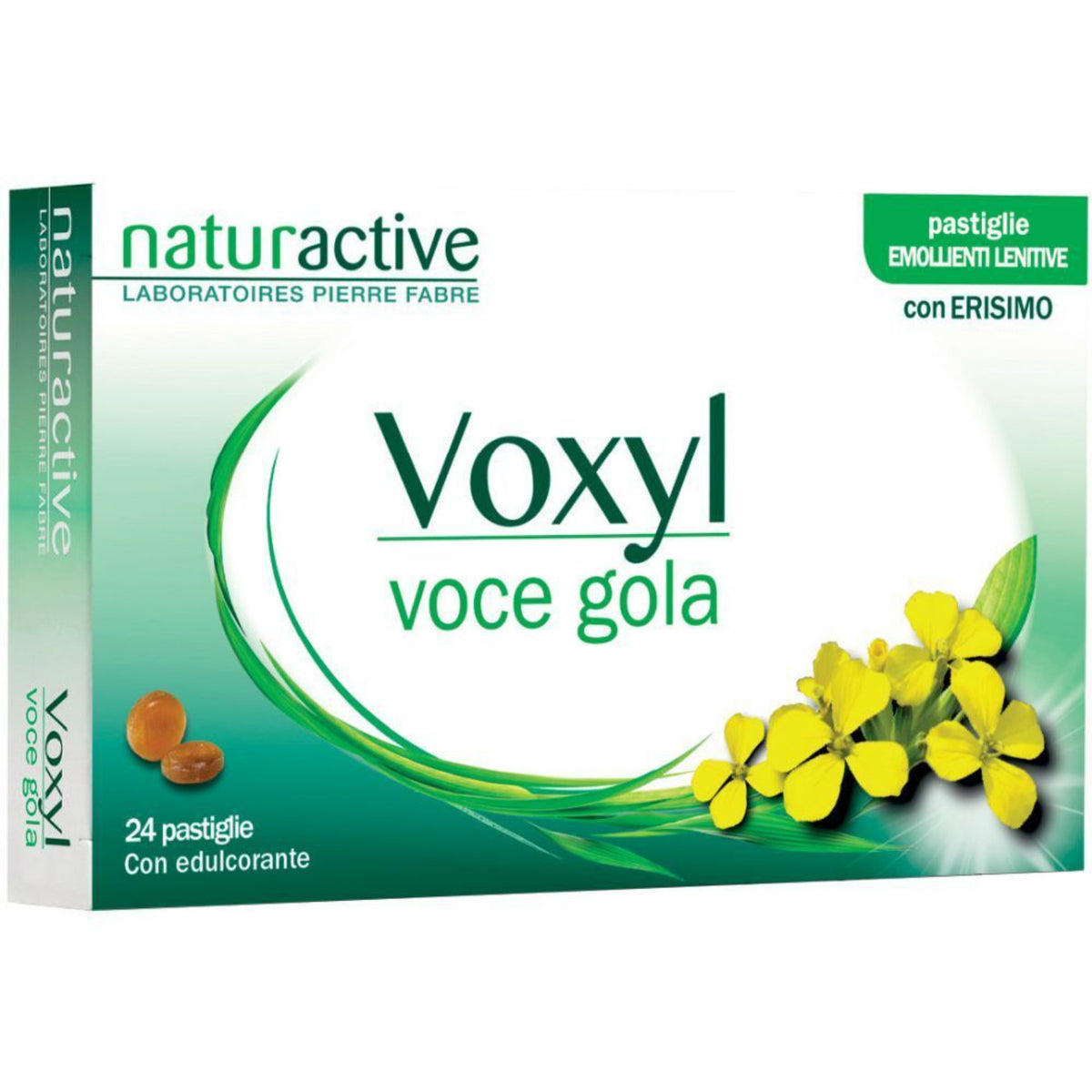 Voxyl | Pastiglie Lenitive Gola e Voce con Erisimo | 24 Pezzi  