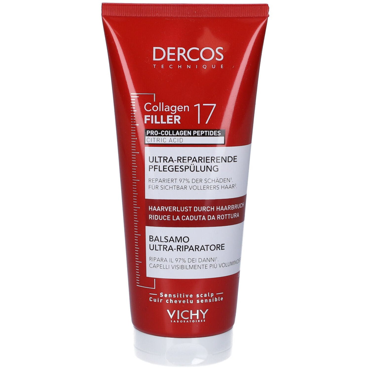 Dercos Collagen Filler 17 Balsamo | Ultra Riparatore | 200 ml
