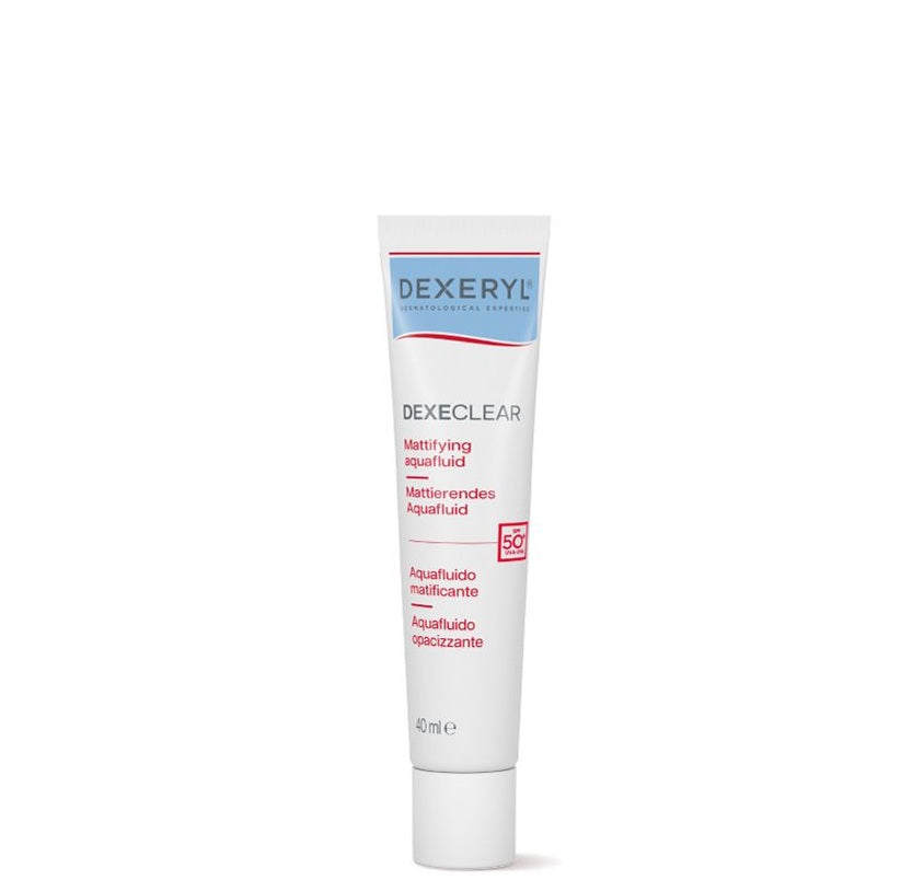 Dexeryl Dexeclear Aquafluido Opacizzante | Protezione SPF50+ | 40 ml  