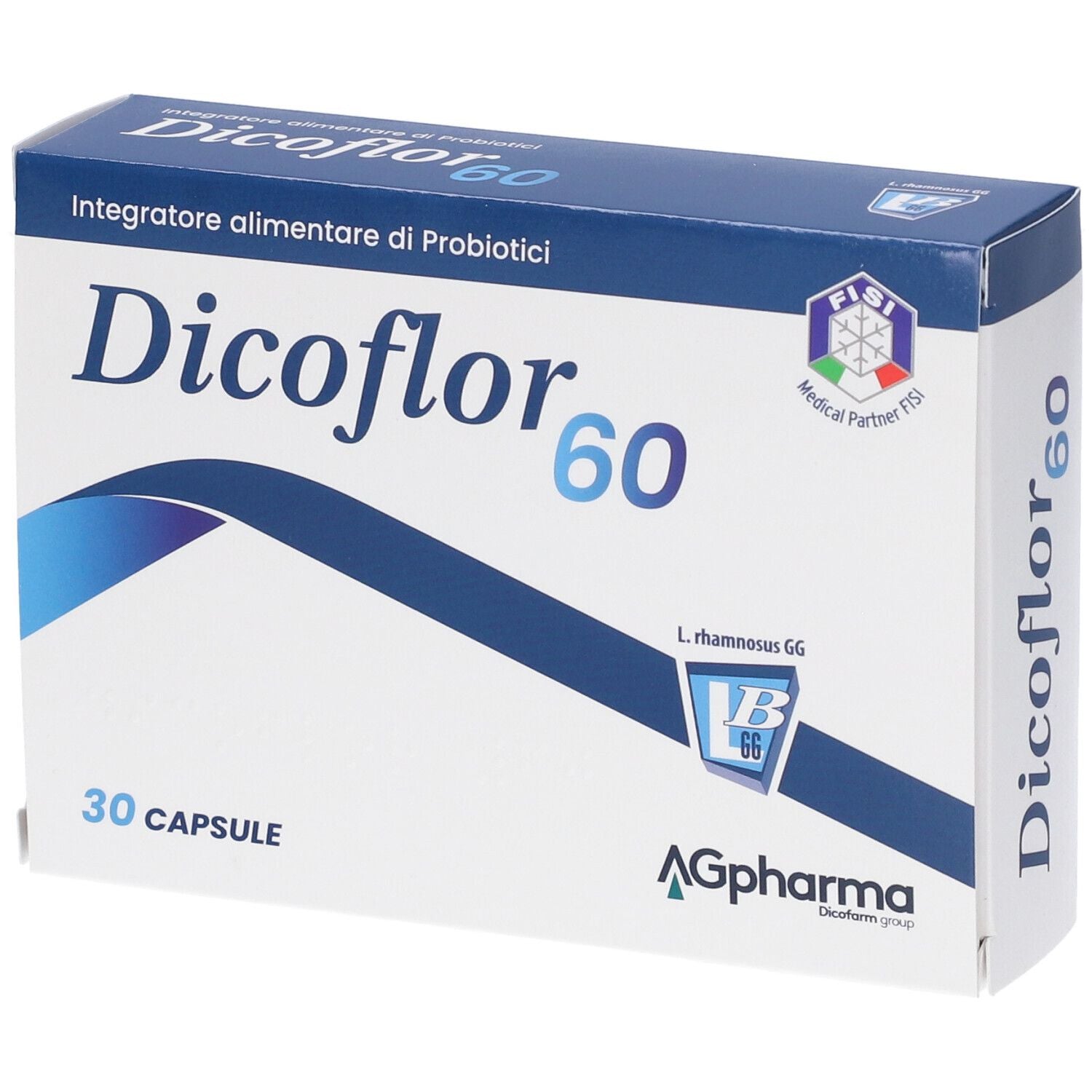 Dicoflor 60 | Fermenti Lattici Probiotici Intestinali | 30 Capsule