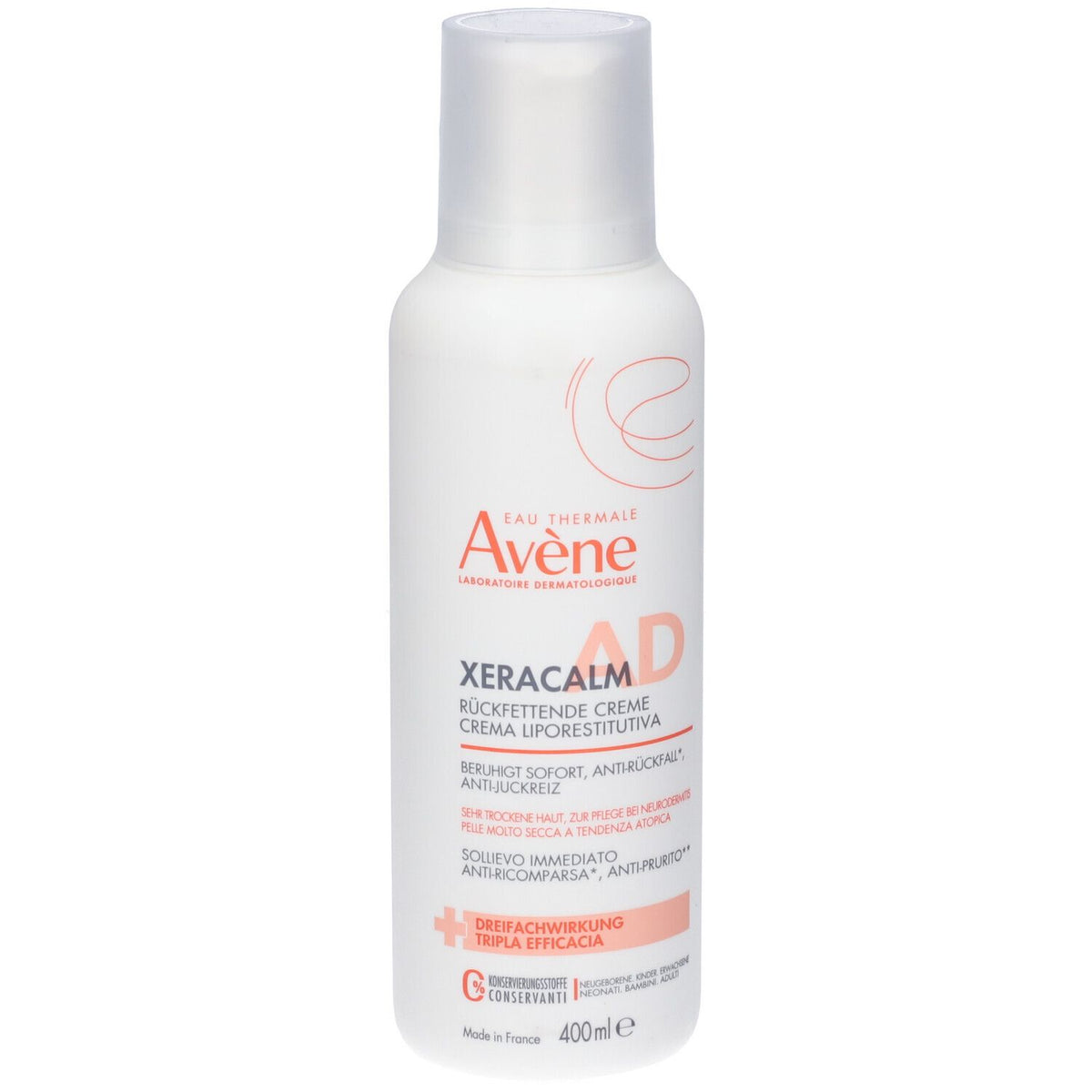 Avene Xeracalm AD Crema | Liporestitutiva Pelle Secca | 400 ml
