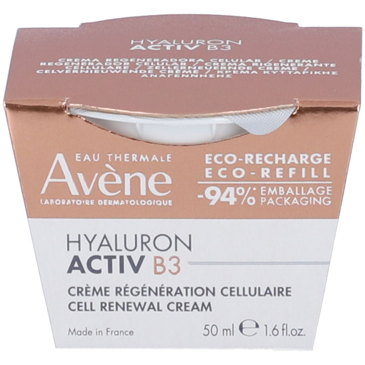 Avene Hyaluron Activ B3 Crema Giorno | Rigenerante | Ricarica 50ml  