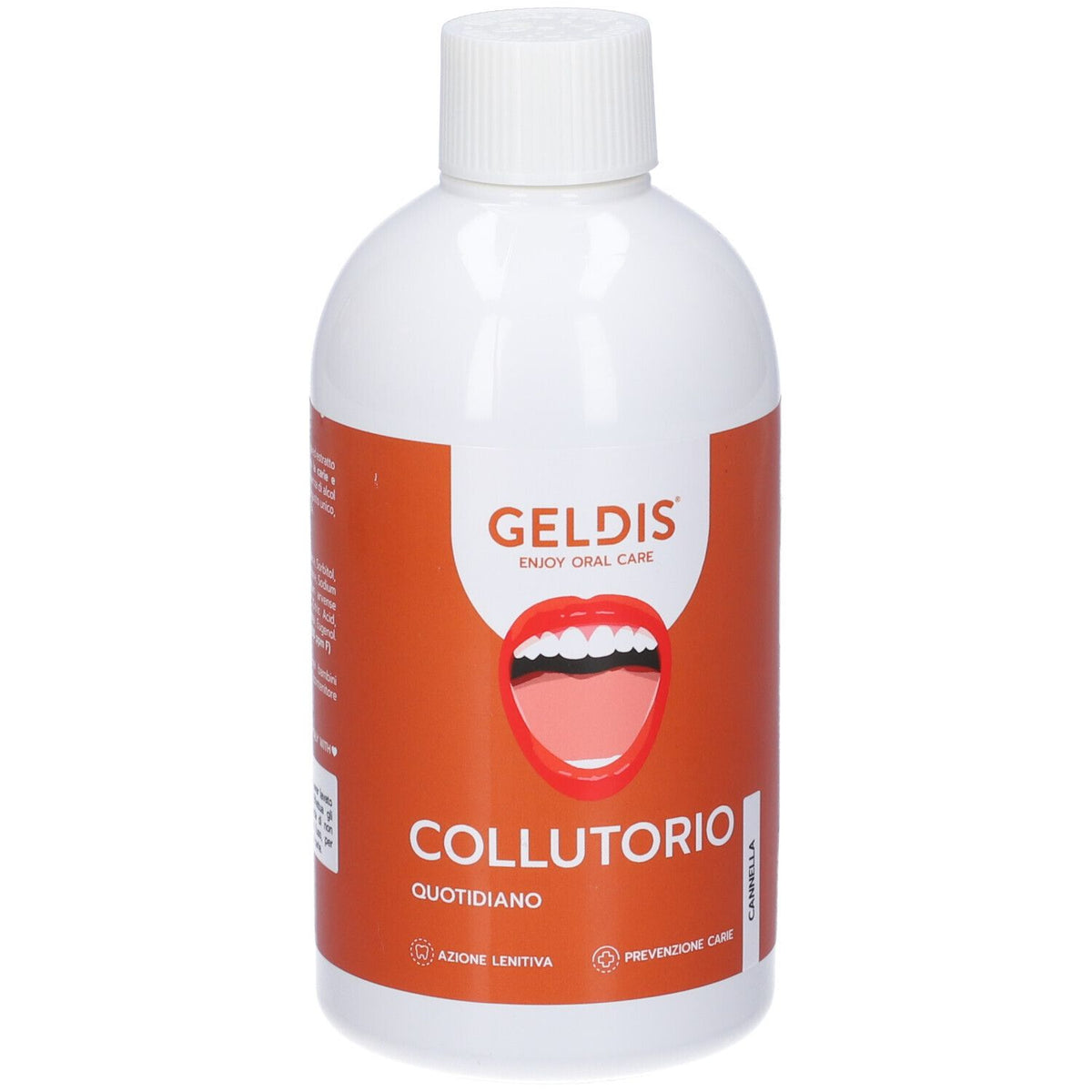 Geldis Collutorio Quotidiano Cannella | Azione Lenitiva | 500 ml
