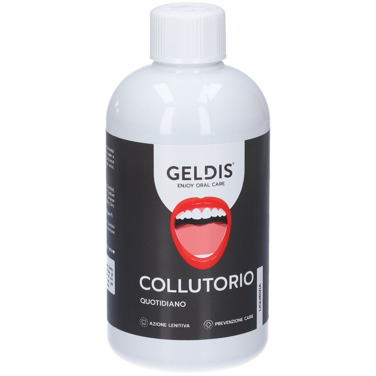 Geldis Collutorio Liquirizia | Igiene Orale Rinfrescante | 500 ml  
