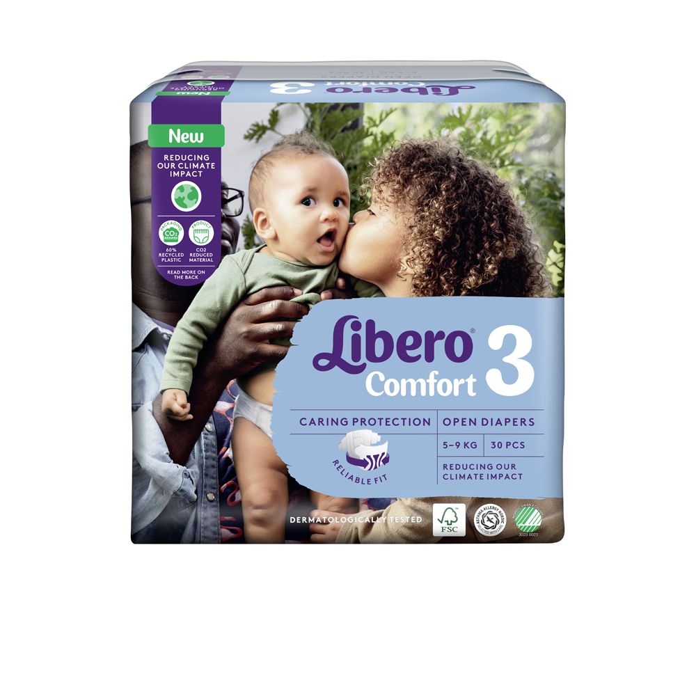Libero Comfort Taglia 3 | Pannolini 5-9 kg | 30 Pezzi