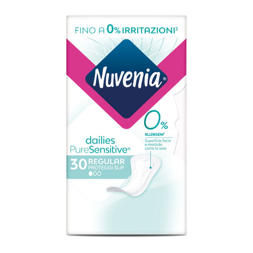 Nuvenia Pure Sensitive | Salvaslip Proteggi Slip | 30 Pezzi  
