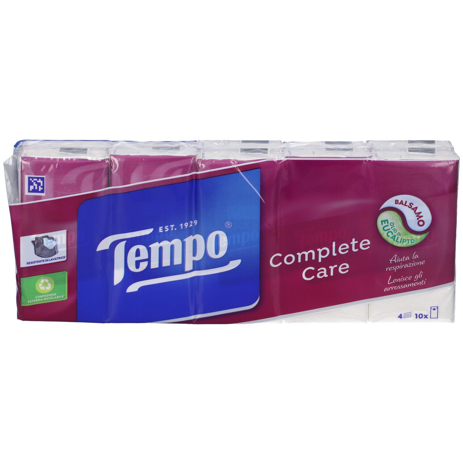 Tempo Complete Care | Fazzoletti Balsamici | 10 Pacchetti