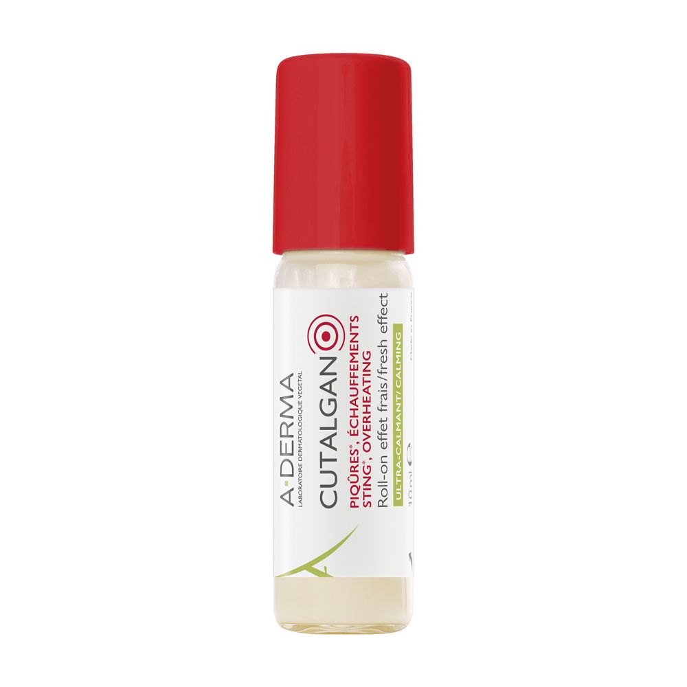 A-Derma Cutalgan Roll On | Effetto Fresco Lenitivo | 10 ml
