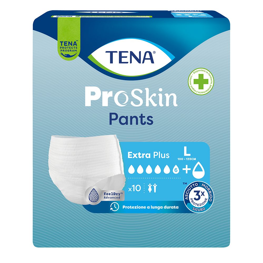 Tena ProSkin Pants Extra Plus L | Mutandine Assorbenti | 10 Pezzi  