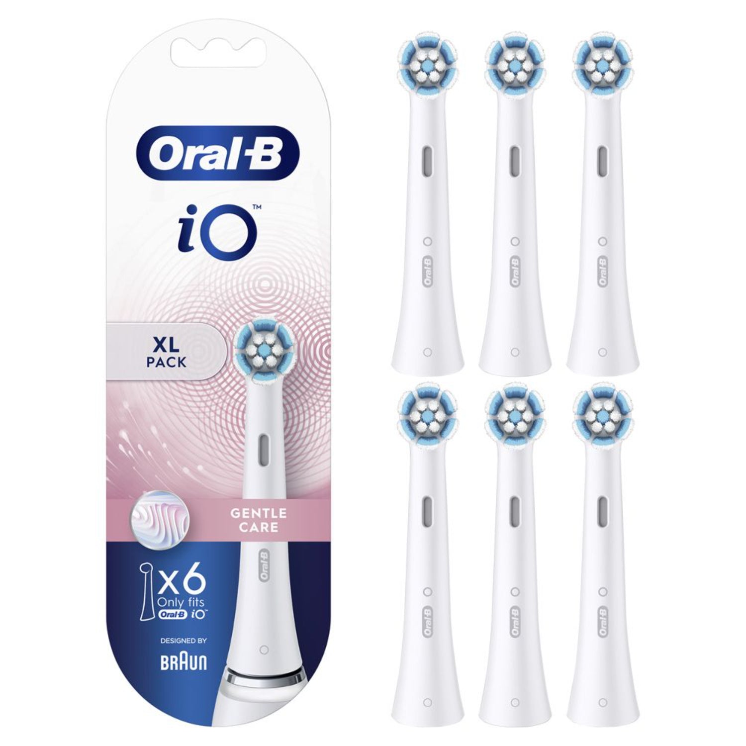 Oral-B iO Gentle Care White | Testine Ricambio Spazzolino Elettrico | 6 Pezzi 2