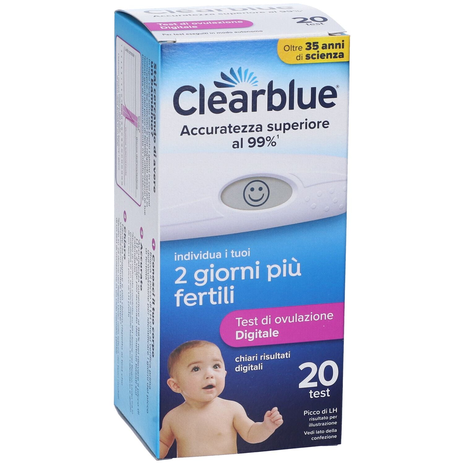 Clearblue | Test di Ovulazione Digitale | 20 Pezzi