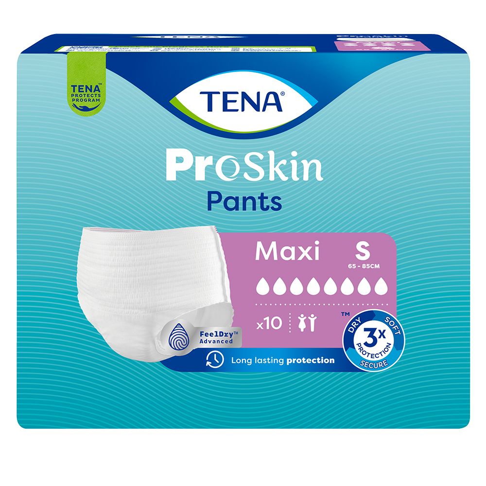 TENA ProSkin Pants Maxi S | Mutandina Incontinenza | 10 Pezzi  