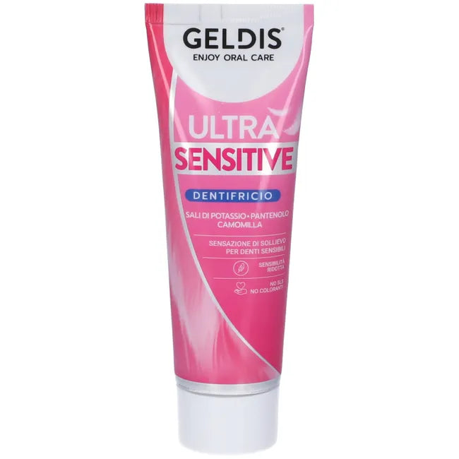 Geldis Dentifricio Ultra Sensitive | Per Denti Sensibili | 75 ml  