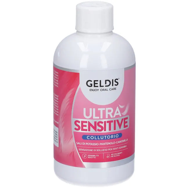 Geldis Collutorio Ultra Sensitive | Azione Lenitiva | 500 ml
