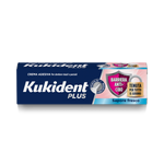 Kukident Plus Barriera Anti-Cibo Fresco | Crema Adesiva Dentiera Tenuta Forte Menta | 40g  