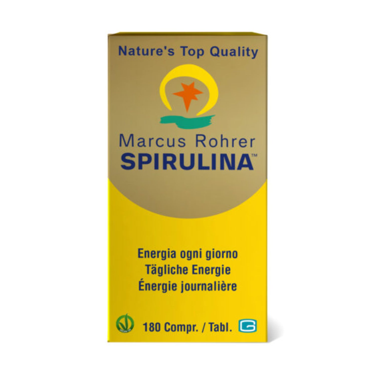 Marcus Rohrer Spirulina | Integratore Proteine Vegetali Ricostituente | 270 Compresse