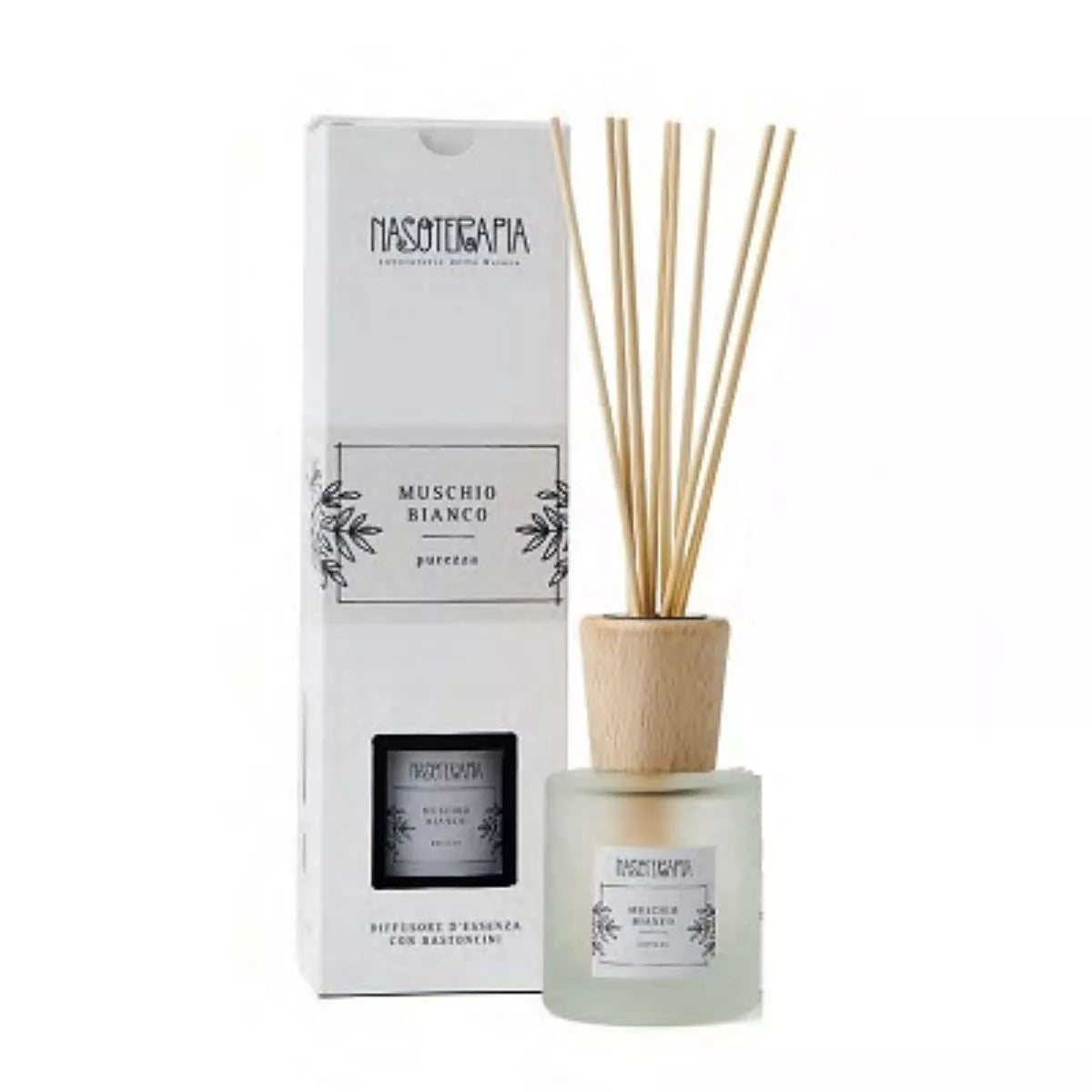 Nasoterapia Diffusore Bastoncini Muschio Bianco 100ml
