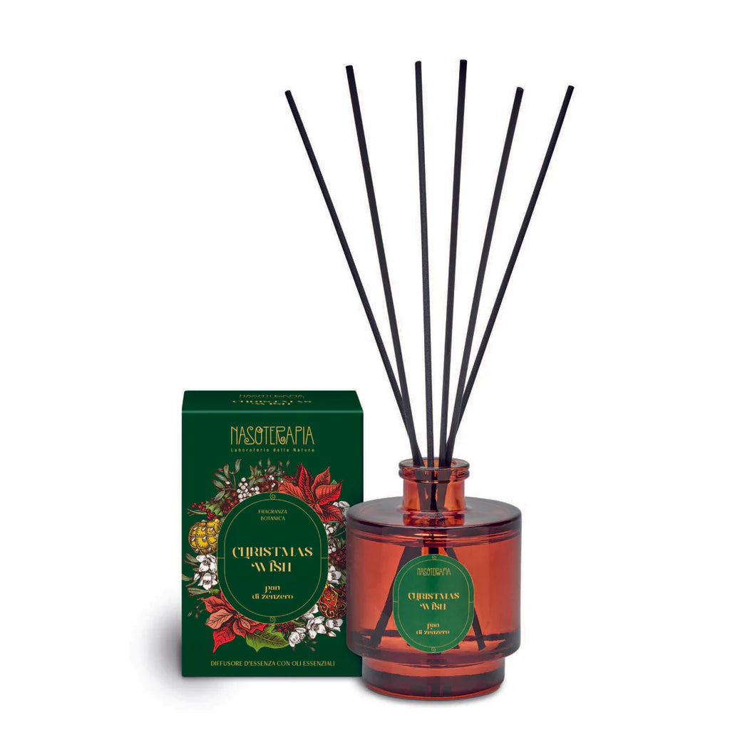 Nasoterapia Diffusore Con Bastoncini Christmas Wishes Pan Di Zenzero 200ml