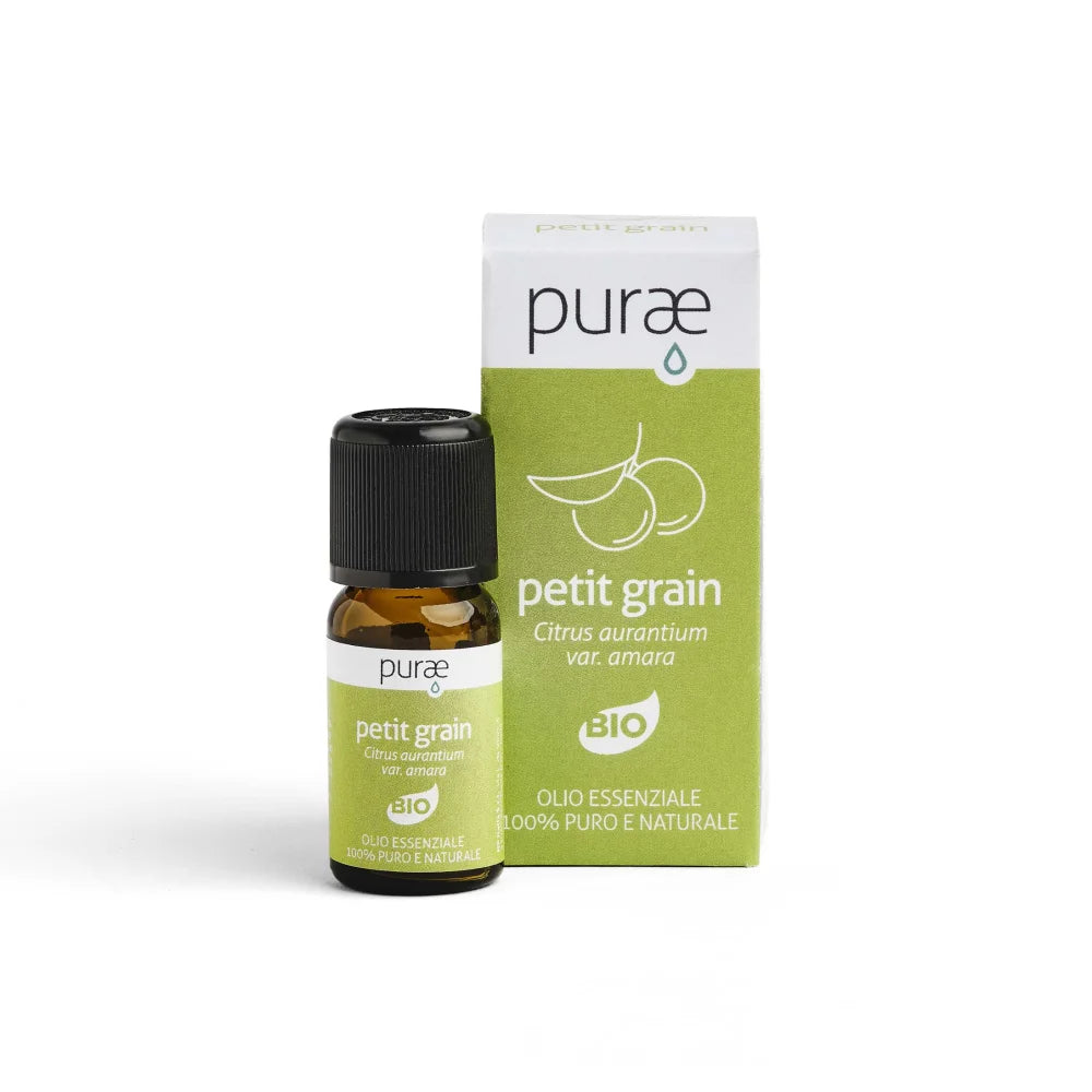 Purae Petit Grain | Olio Essenziale Bio Rilassante | 10ml
