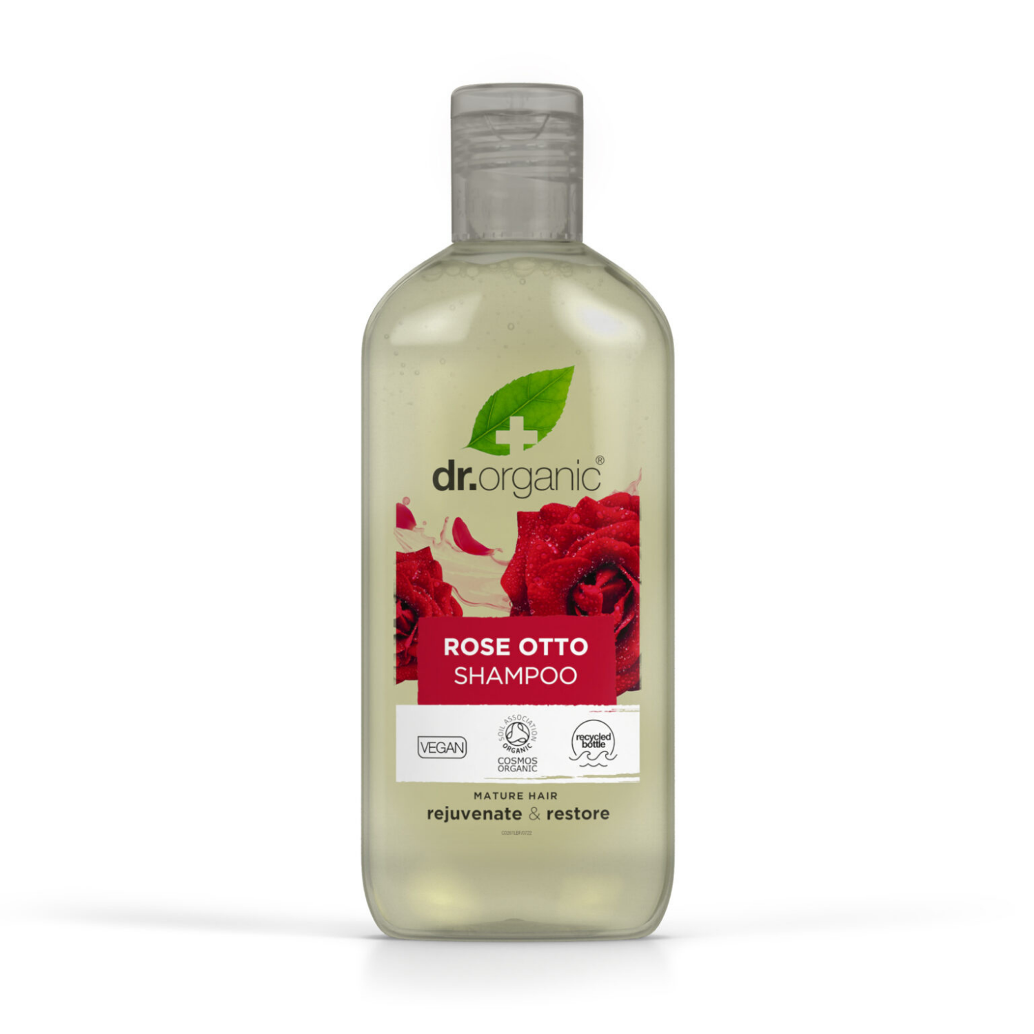 Dr. Organic Rose Otto | Shampoo Capelli Secchi Volumizzante Idratante | 265 ml