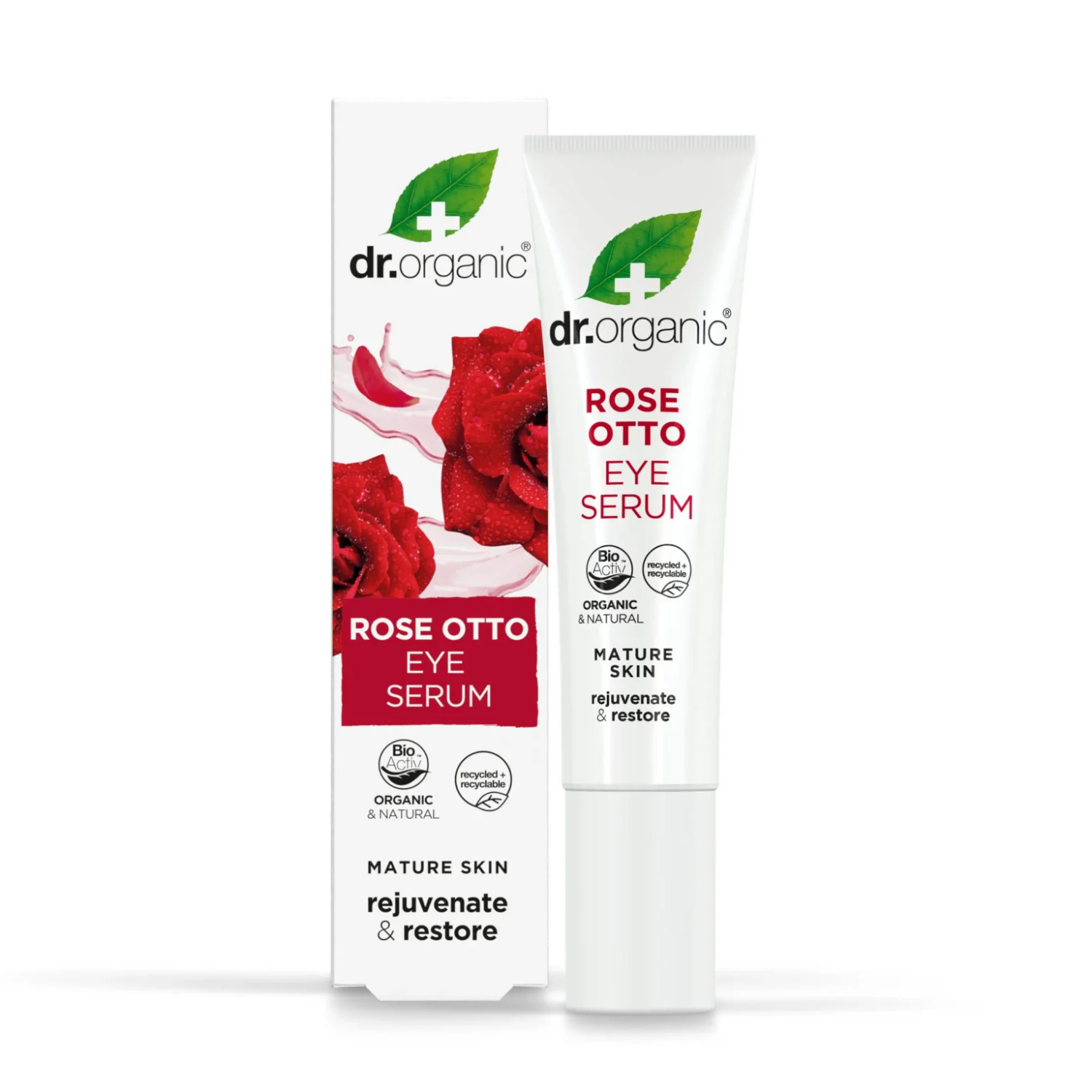 Dr. Organic Rose Otto | Siero Contorno Occhi Anti-Age Occhiaie e Borse | 15 ml