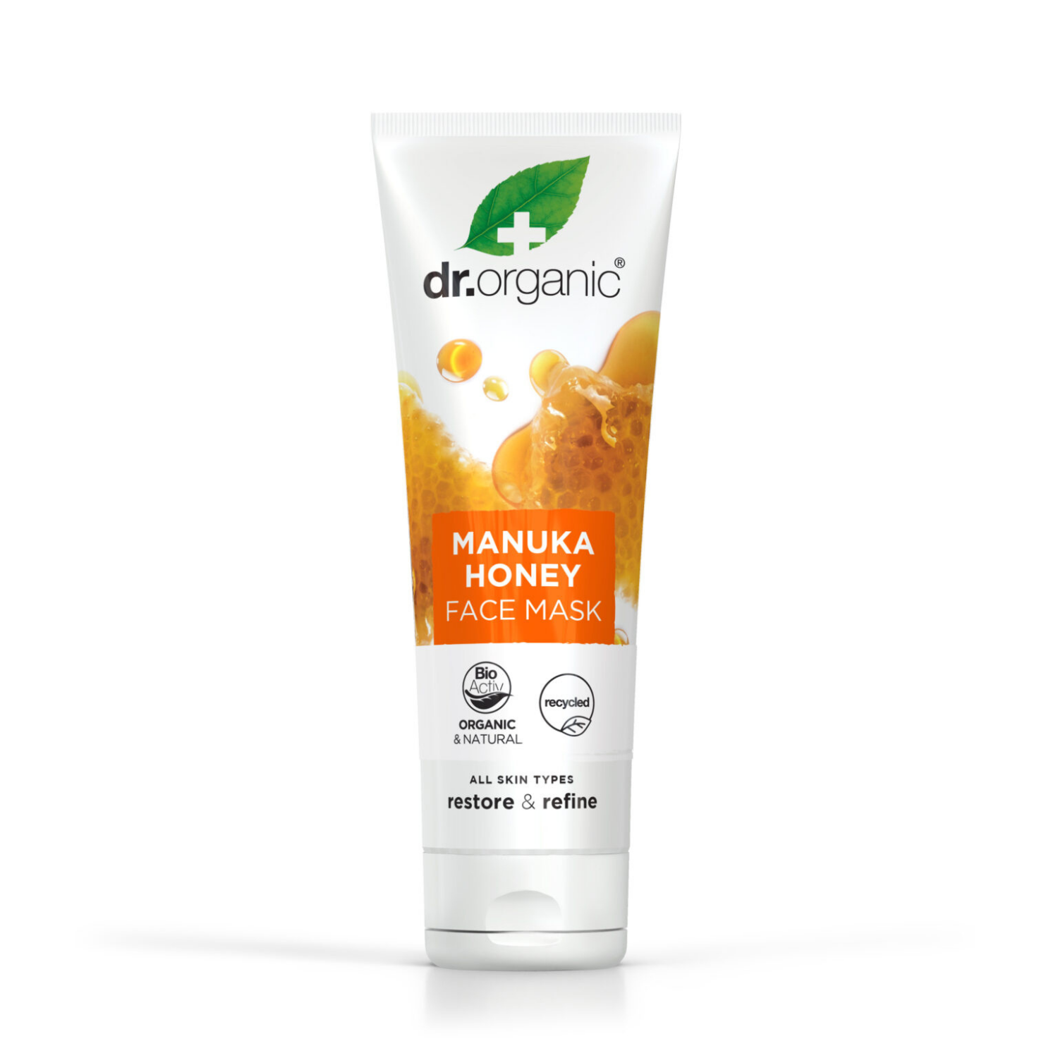 Dr. Organic Manuka Honey | Maschera Viso Purificante Esfoliante Miele di Manuka | 125 ml

