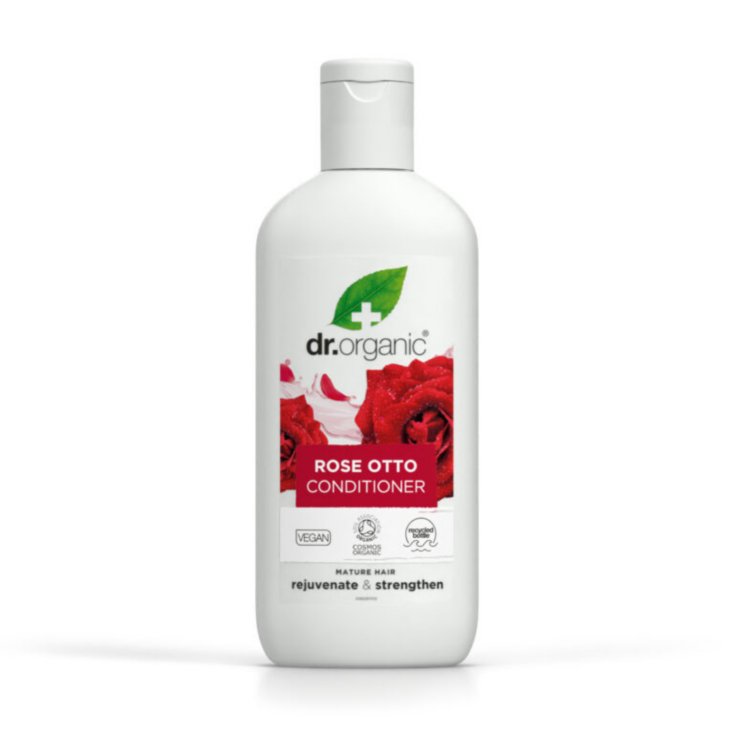 Dr. Organic Rose Otto | Balsamo Capelli Idratante Tonificante con Rosa Damascena | 265 ml