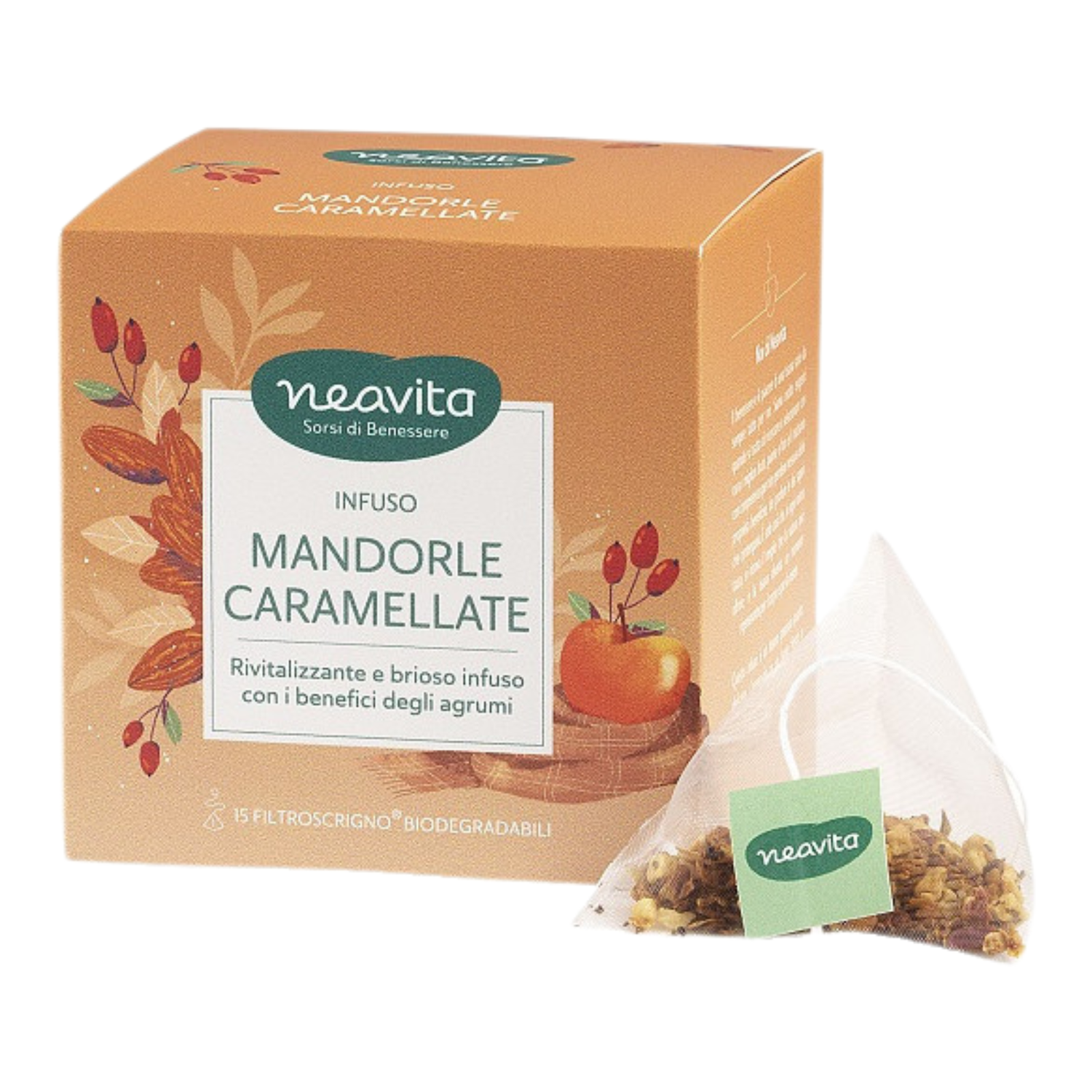 Neavita Tisana Infuso Mandorle Caramellata 15 Filtroscrigno