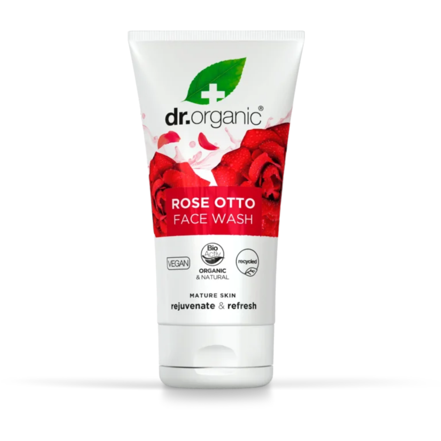 Dr. Organic Rose Otto | Detergente Viso Cremoso Idratante Tonificante Pelle Matura | 150 ml
