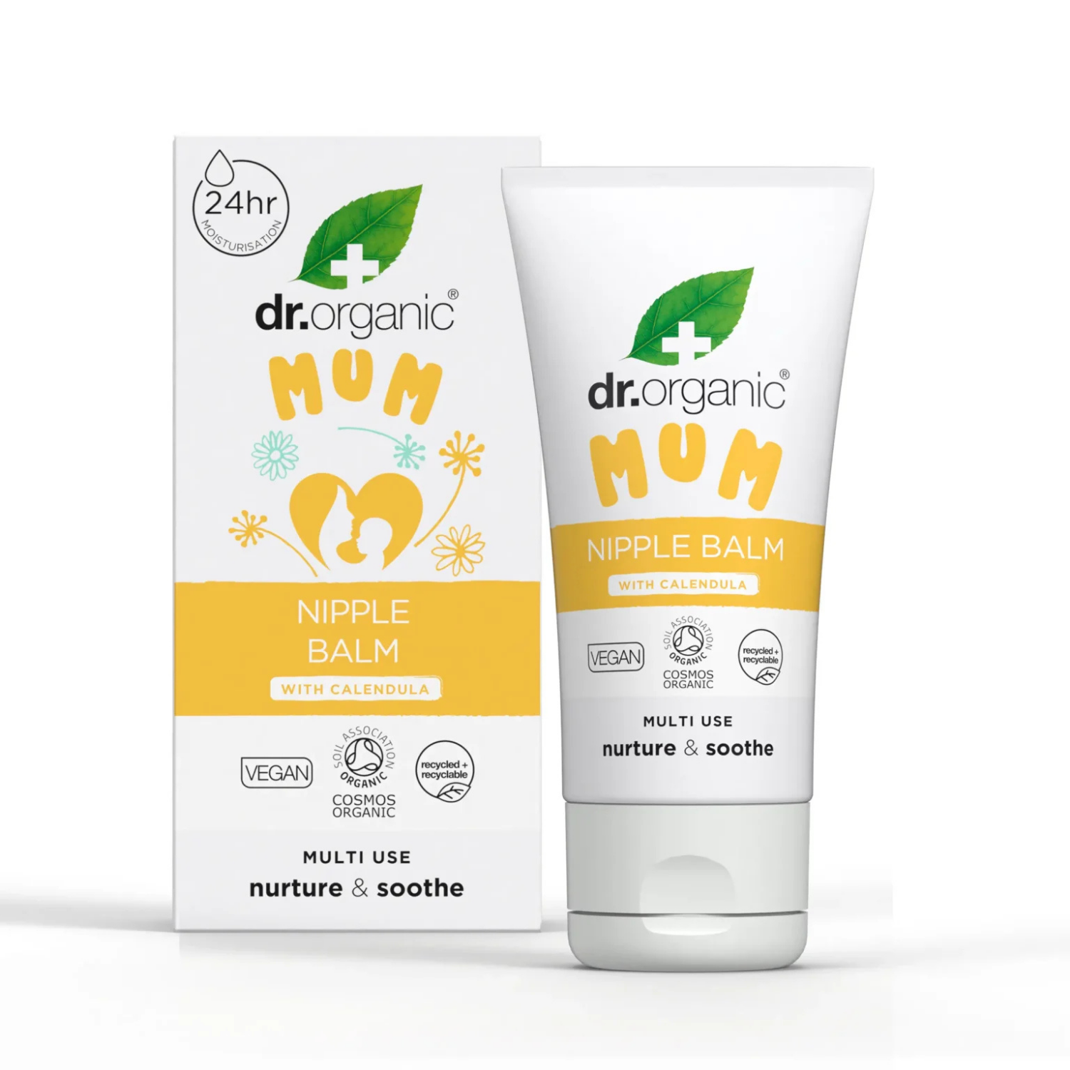 Dr. Organic Mum & Baby | Crema Capezzoli Allattamento Calendula Biologica | 30 ml