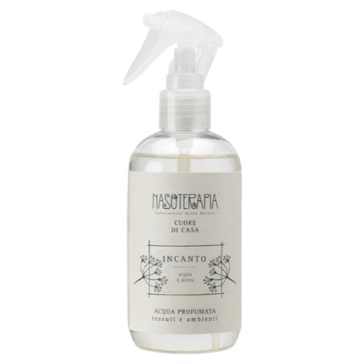 Nasoterapia Cuore Di Casa Incanto - Acqua Profumata Tessuti E Ambienti Argan E Mirra Spray 250ml