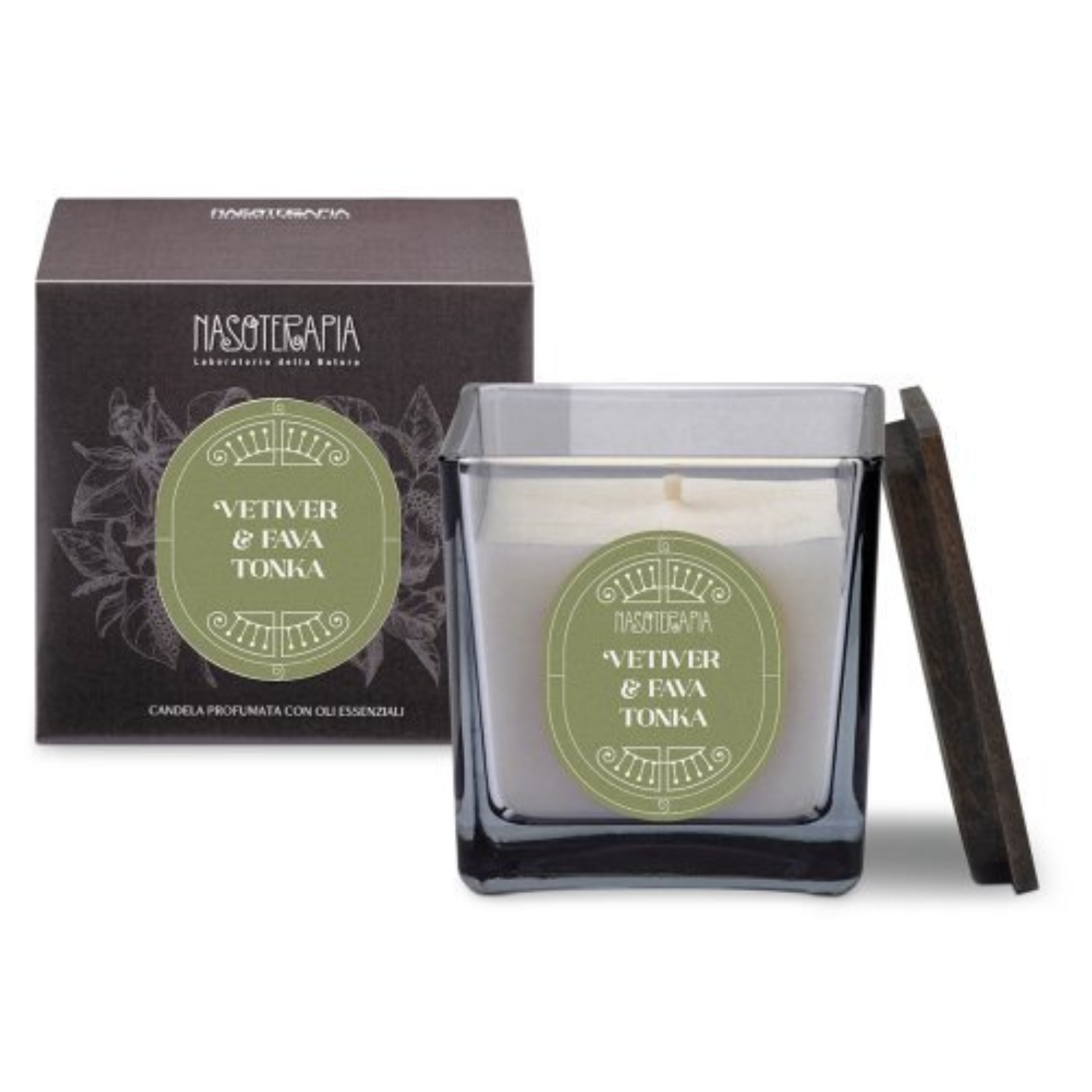 Nasoterapia Candela Profumata Vetiver E Fava Tonka 200gr